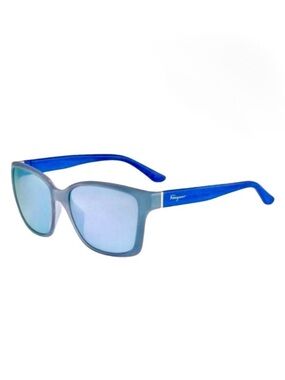 Salvatore Ferragamo NEW Square Azure